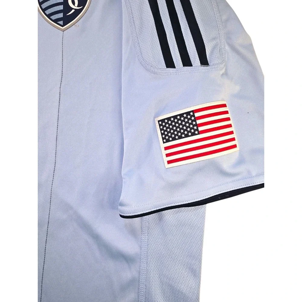 Adidas Sporting KC‎ Home Jersey Size 2XL MLS Soccer USA Formotion Climacool NWT